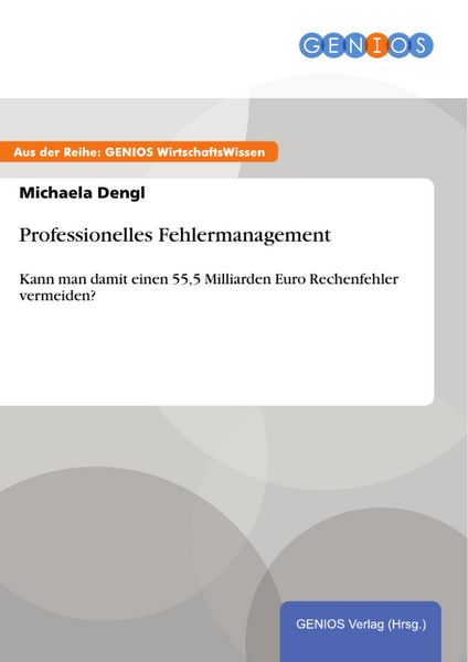 Produktbild: Professionelles Fehlermanagement