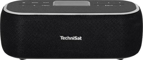 Produktbild: TechniSat DIGITRADIO BT 1 Tischradio DAB+, UKW AUX, Bluetooth&reg; Freisprechfunktion, Inkl. Mikrofon, Weckfunktion, wiederaufladbar Schwarz