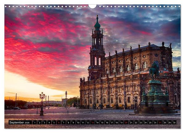 Produktbild: WUNDERVOLLES DRESDEN (Wandkalender 2026 DIN A3 quer), CALVENDO Monatskalender