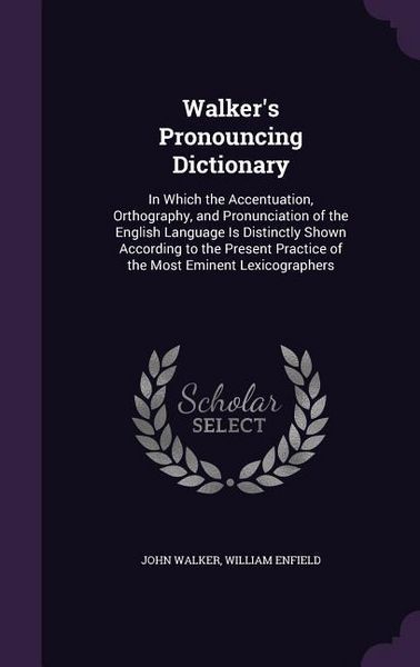 Produktbild: Walker's Pronouncing Dictionary