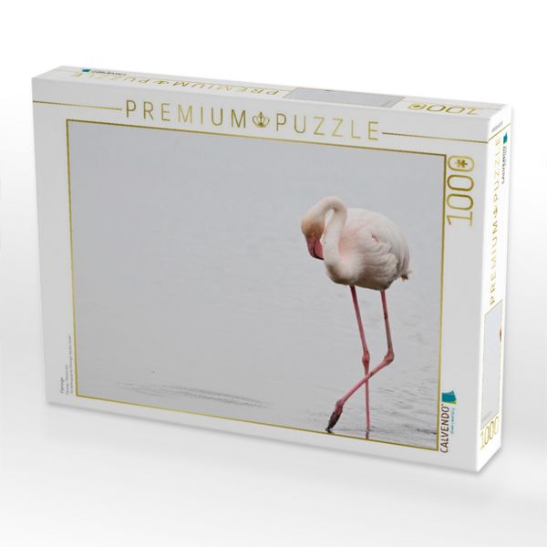 Produktbild: CALVENDO Puzzle Flamingo | 1000 Teile Lege-Gr&ouml;&szlig;e 64x48cm Foto-Puzzle f&uuml;r gl&uuml;ckliche Stunden