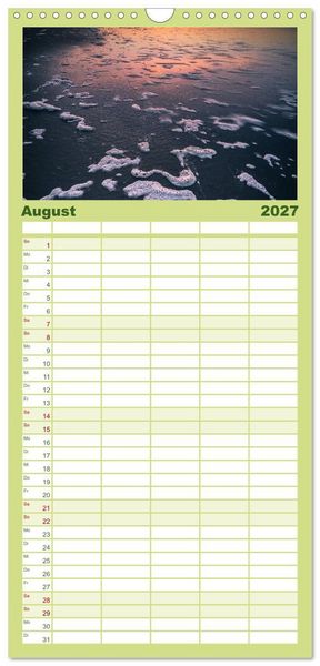 Produktbild: Familienplaner 2027 - Ameland Wundersch&ouml;ne Insel mit 5 Spalten (Wandkalender, 21 x 45 cm) CALVENDO