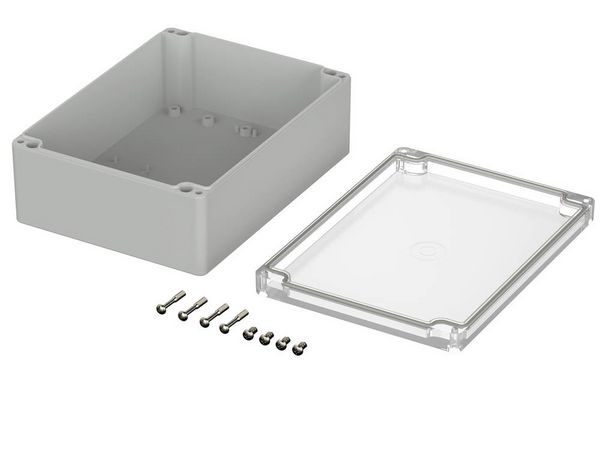Produktbild: Bopla EUROMAS M 223 G 02223100 Industrie-Geh&auml;use 200 x 150 x 75 Polycarbonat Lichtgrau (RAL 7035) 1 St.