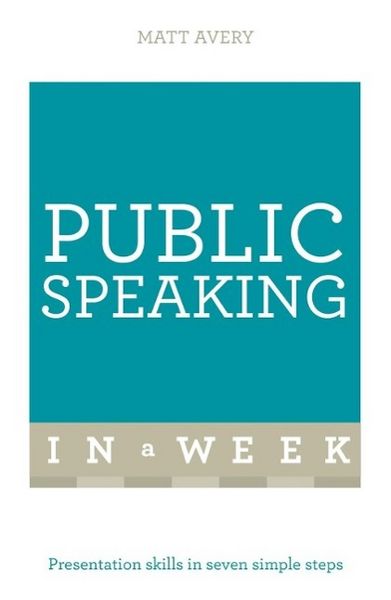 Produktbild: Public Speaking In A Week