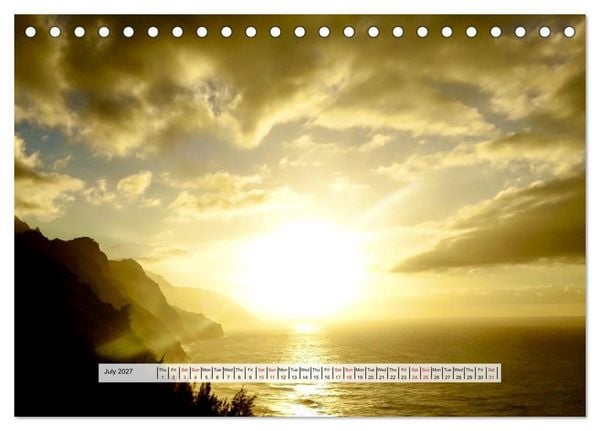 Produktbild: Aloha Spirit &ndash; The Magic of Hawaii (Desk Calendar 2027 DIN A5 landscape), CALVENDO 12 Month DeskCalendar