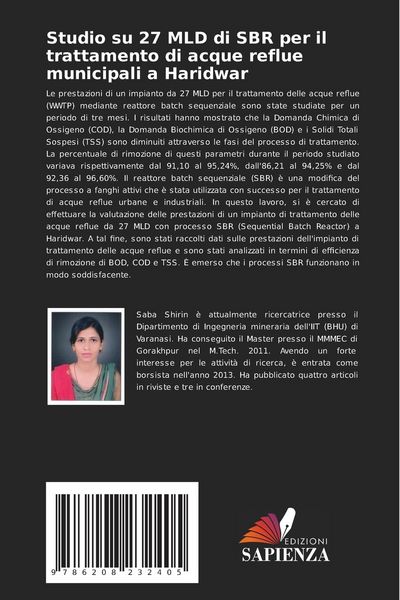 Produktbild: Studio su 27 MLD di SBR per il trattamento di acque reflue municipali a Haridwar