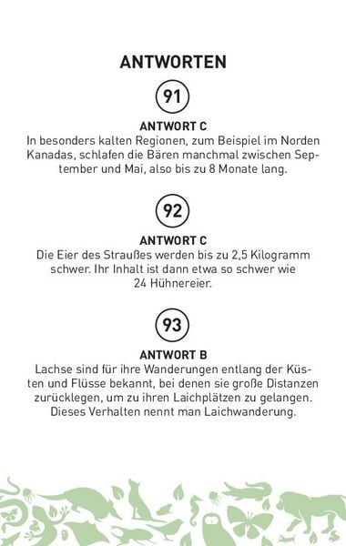 Produktbild: Das gro&szlig;e Tier-Quiz I ab 10 Jahren