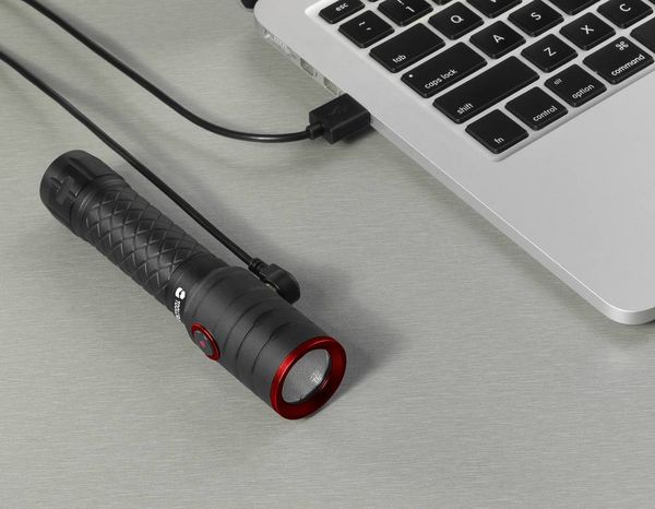 Produktbild: TOOLCRAFT Taschenlampe mit Stroboskopmodus Li-Ionen Akkus 1000lm 5.5h 155g