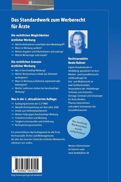 Produktbild: Das neue Werberecht f&uuml;r &Auml;rzte