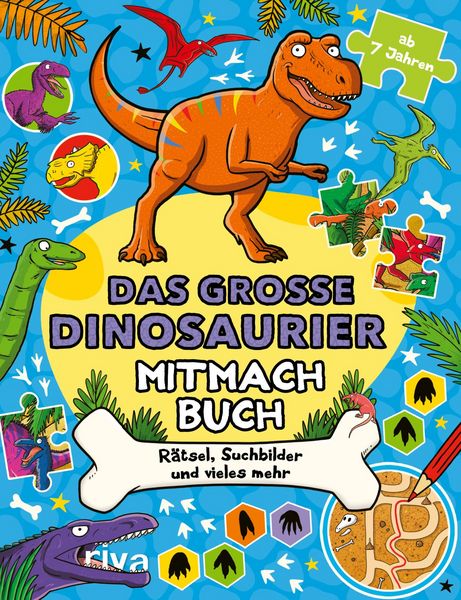 Das große Dinosaurier-Mitmachbuch, Taschenbuch von Gary Panton, Riva, 9783742328373