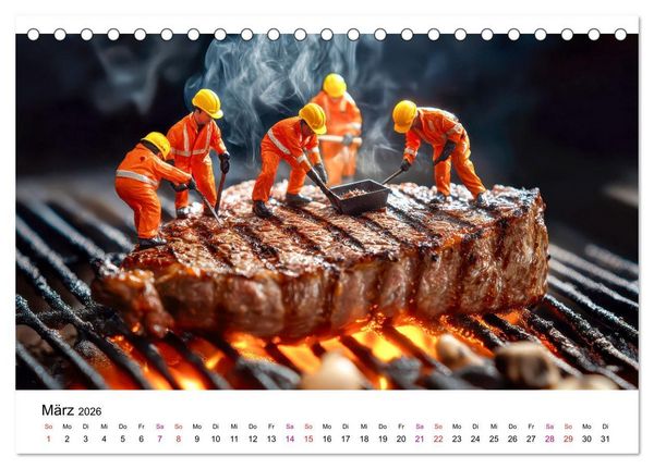 Produktbild: Winzige Welten - die kleinen Helfer des Jahres (Tischkalender 2026 DIN A5 quer), CALVENDO Monatskalender