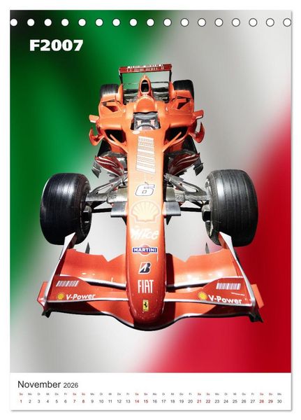 Produktbild: Il Mondo Ferrari (Tischkalender 2026 DIN A5 hoch), CALVENDO Monatskalender