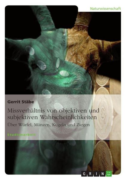 Produktbild: Missverh&auml;ltnis von objektiven und subjektiven Wahrscheinlichkeiten