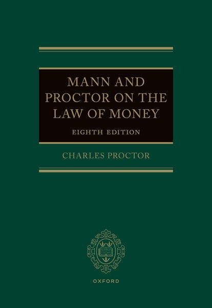 Produktbild: Mann and Proctor on the Law of Money