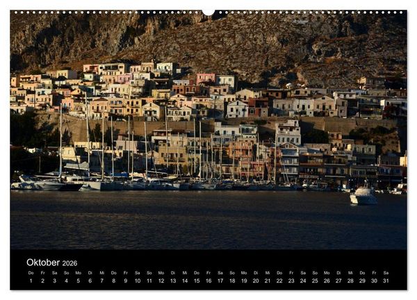 Produktbild: Dodekanes - Impressionen aus Kos, Kalymnos und Nisyros (Wandkalender 2026 DIN A2 quer), CALVENDO Monatskalender