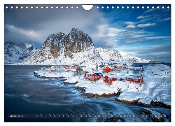 Produktbild: Die Farben Skandinaviens (Wandkalender 2026 DIN A4 quer), CALVENDO Monatskalender