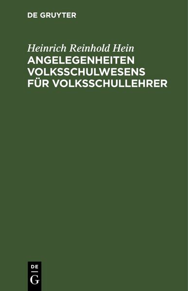 Produktbild: Angelegenheiten Volksschulwesens f&uuml;r Volksschullehrer