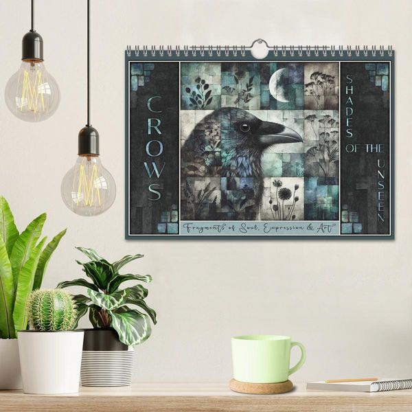 Produktbild: Crows. Shades of the Unseen. Art. (Wall Calendar 2026 DIN A4 landscape), CALVENDO 12 Month Wall Calendar