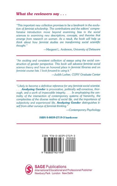 Produktbild: Analyzing Gender