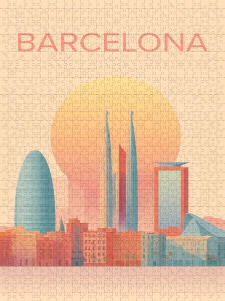 Produktbild: CALVENDO Puzzle Barcelona | 1000 Teile Lege-Gr&ouml;&szlig;e 64x48cm Foto-Puzzle f&uuml;r gl&uuml;ckliche Stunden
