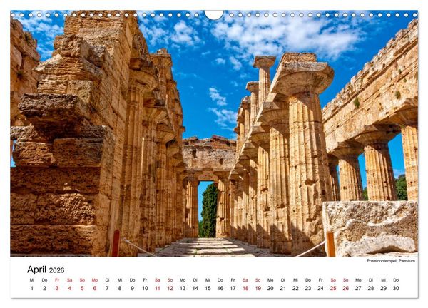 Produktbild: Highlights am Golf von Neapel (Wandkalender 2026 DIN A3 quer), CALVENDO Monatskalender