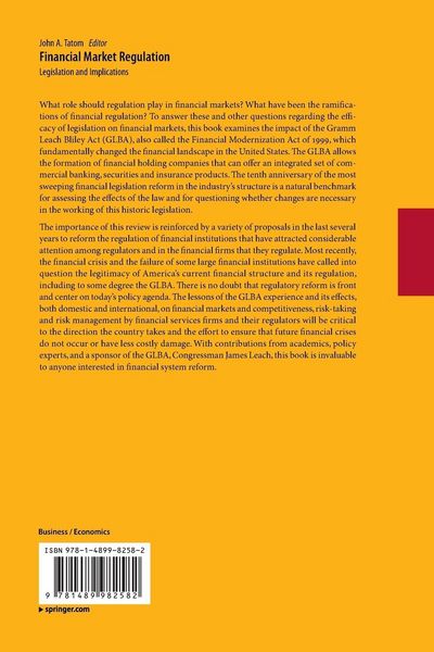 Produktbild: Financial Market Regulation