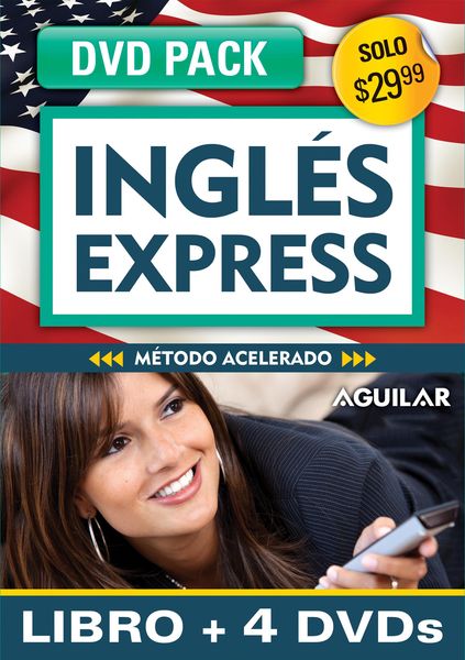 Produktbild: Ingl&eacute;s Express (Libro + 4 DVD's)