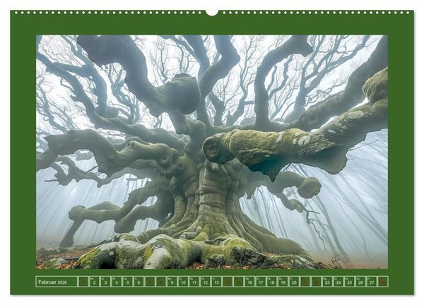 Produktbild: Die Zeitreisenden des Waldes (Wandkalender 2026 DIN A2 quer), CALVENDO Monatskalender
