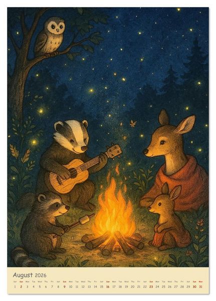 Produktbild: A year like a soft pillow - Animal moments of wellbeing (Desk Calendar 2026 DIN A5 portrait), CALVENDO 12 Month DeskCalendar
