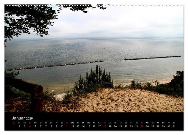 Produktbild: Usedom 2026 (Wandkalender 2026 DIN A2 quer), CALVENDO Monatskalender