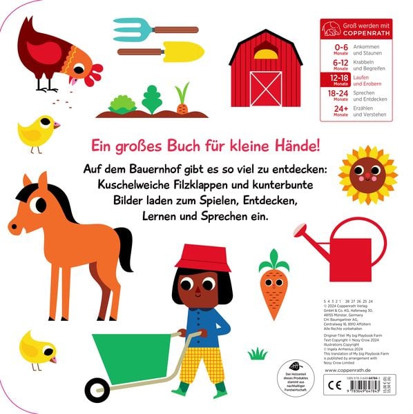 Produktbild: Mein gr. Spielwörterbuch: 1. Wörter a.d.Bauernhof (Fühl.&b.)