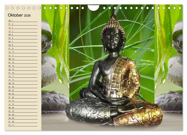 Produktbild: Buddha und Yin Yang (Wandkalender 2026 DIN A4 quer), CALVENDO Monatskalender