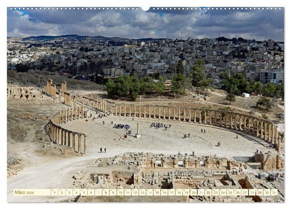 Produktbild: Urlaub in JORDANIEN (Wandkalender 2026 DIN A2 quer), CALVENDO Monatskalender