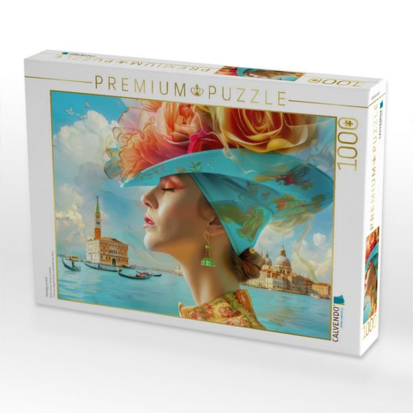 Produktbild: CALVENDO Puzzle Venedig surreal | 1000 Teile Lege-Gr&ouml;&szlig;e 64x48cm Foto-Puzzle f&uuml;r gl&uuml;ckliche Stunden