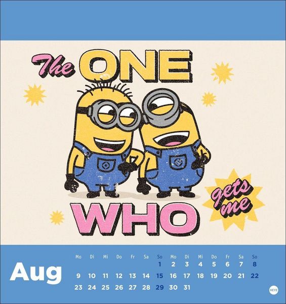 Produktbild: Minions Postkartenkalender 2027