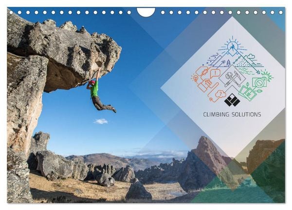 Climbing Solutions - Bergsport weltweit (Wandkalender 2026 DIN A4 quer), CALVENDO Monatskalender