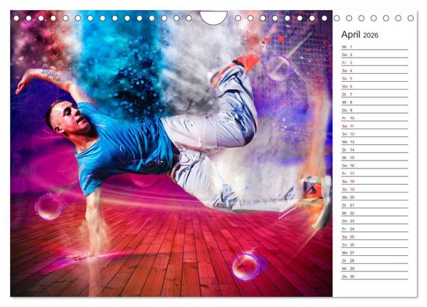 Produktbild: Break Dance (Wandkalender 2026 DIN A4 quer), CALVENDO Monatskalender