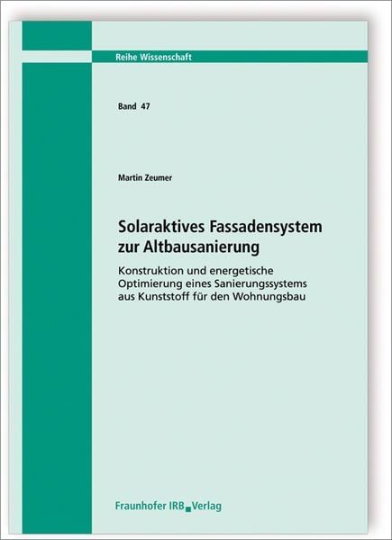 Produktbild: Solaraktives Fassadensystem zur Altbausanierung