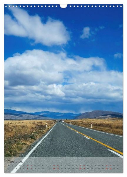 Produktbild: Neuseeland &ndash; Unterwegs auf der S&uuml;dinsel (Wandkalender 2026 DIN A3 hoch), CALVENDO Monatskalender