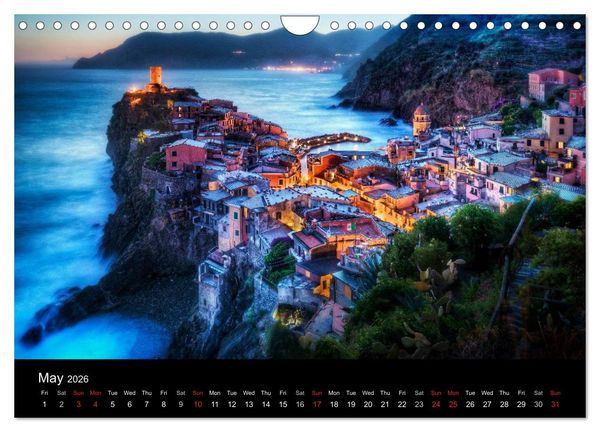Produktbild: Magical Tuscany and Liguria (Wall Calendar 2026 DIN A4 landscape), CALVENDO 12 Month Wall Calendar