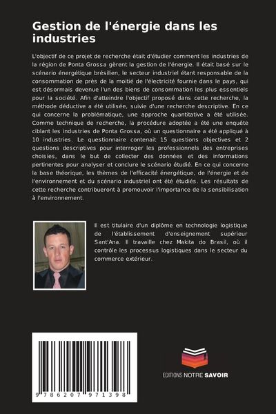 Produktbild: Gestion de l'&eacute;nergie dans les industries