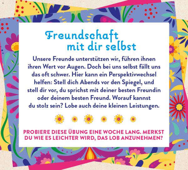 Produktbild: Jede Woche etwas Neues wagen - 50 Impulse f&uuml;r mehr Selbstliebe