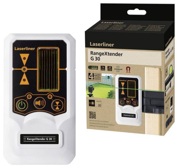 Produktbild: Laserliner RangeXtender G 30 Laserempf&auml;nger f&uuml;r Linienlaser Reichweite (max.): 30m