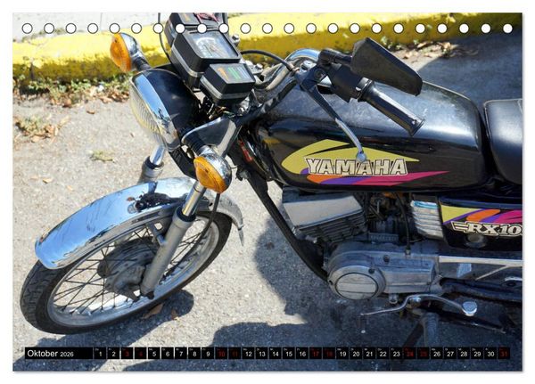 Produktbild: YAMAHA - Motorrad-Legenden (Tischkalender 2026 DIN A5 quer), CALVENDO Monatskalender