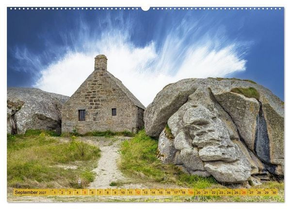 Produktbild: Bretagne, wild und sch&ouml;n (Wandkalender 2027 DIN A2 quer), CALVENDO Monatskalender