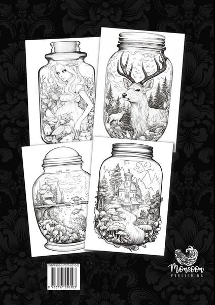 Produktbild: Mini Wunderland Malbuch f&uuml;r Erwachsene Graustufen