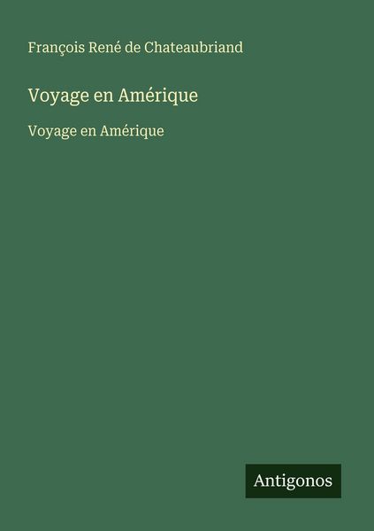 Produktbild: Voyage en Am&eacute;rique