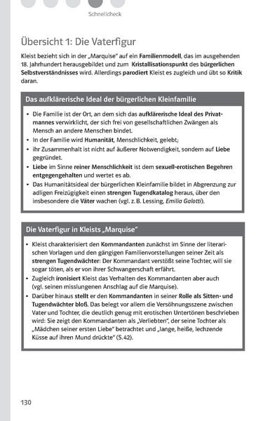 Produktbild: Klett Lekt&uuml;rehilfen Heinrich von Kleist, Die Marquise von O&hellip; Das Erdbeben in Chili