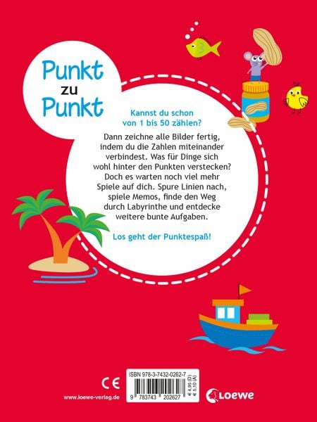 Produktbild: Punkt zu Punkt - Mit den Zahlen von 1 bis 50