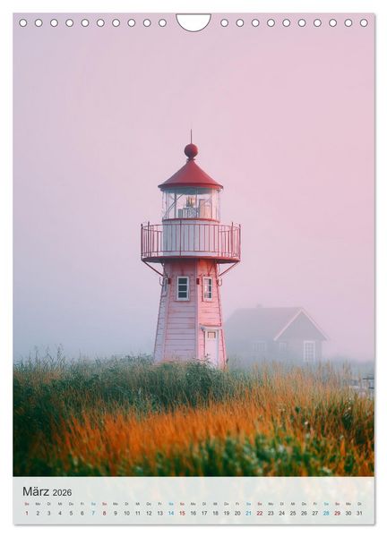Produktbild: Leuchtturm-Fan (Wandkalender 2026 DIN A4 hoch), CALVENDO Monatskalender